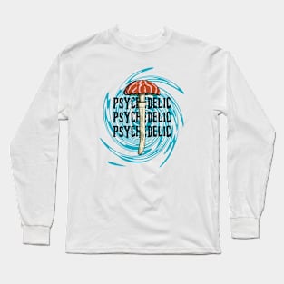 Psychedelic Mushroom Long Sleeve T-Shirt